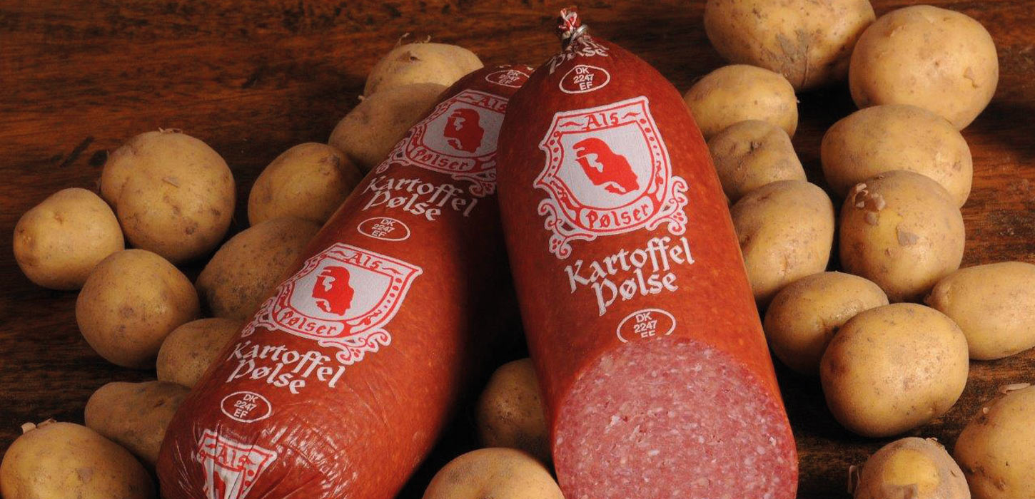 Sønderjysk Kartoffelpølse fra Als Pølser