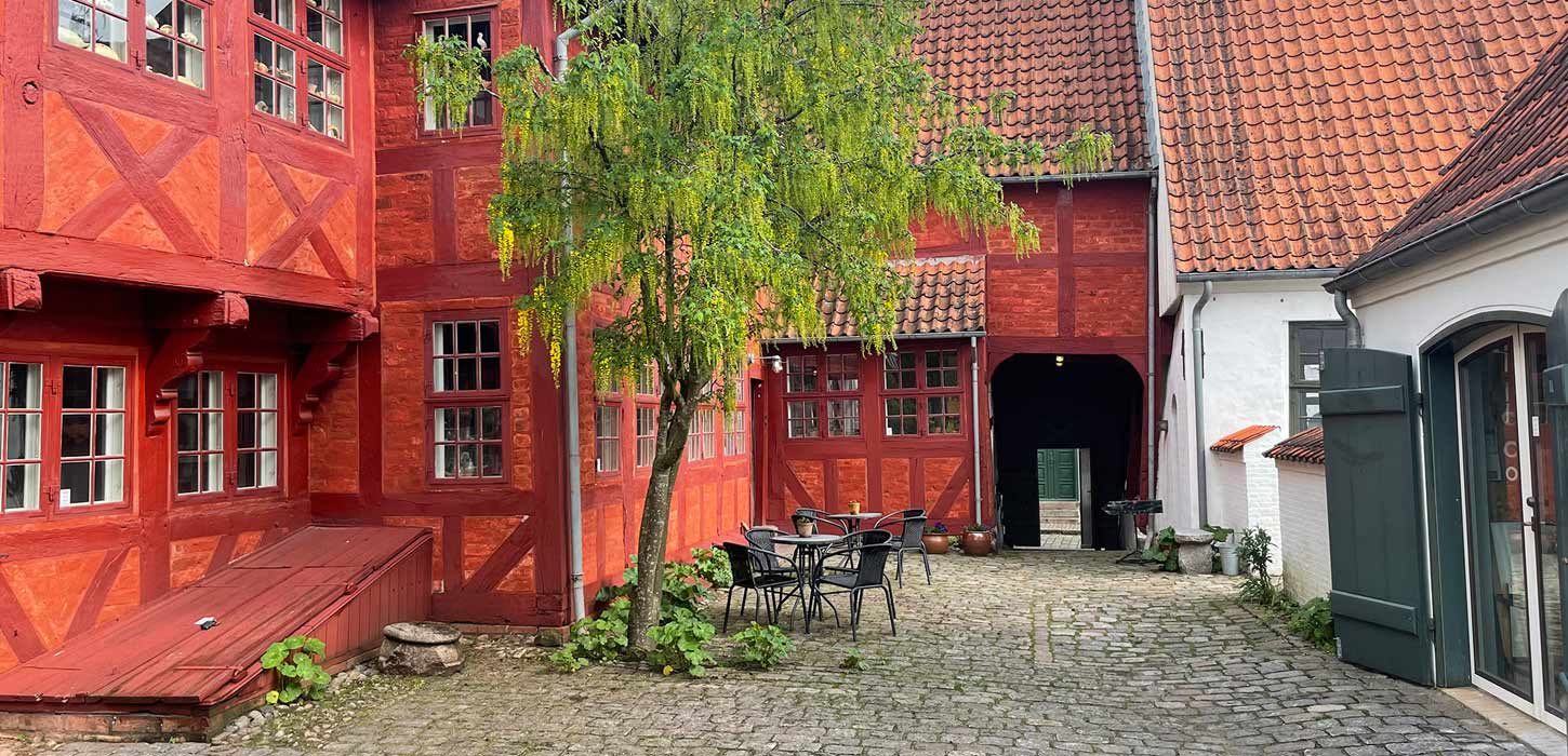 Gårdhaven ved Ehlers Samlingen, Historie Haderslev