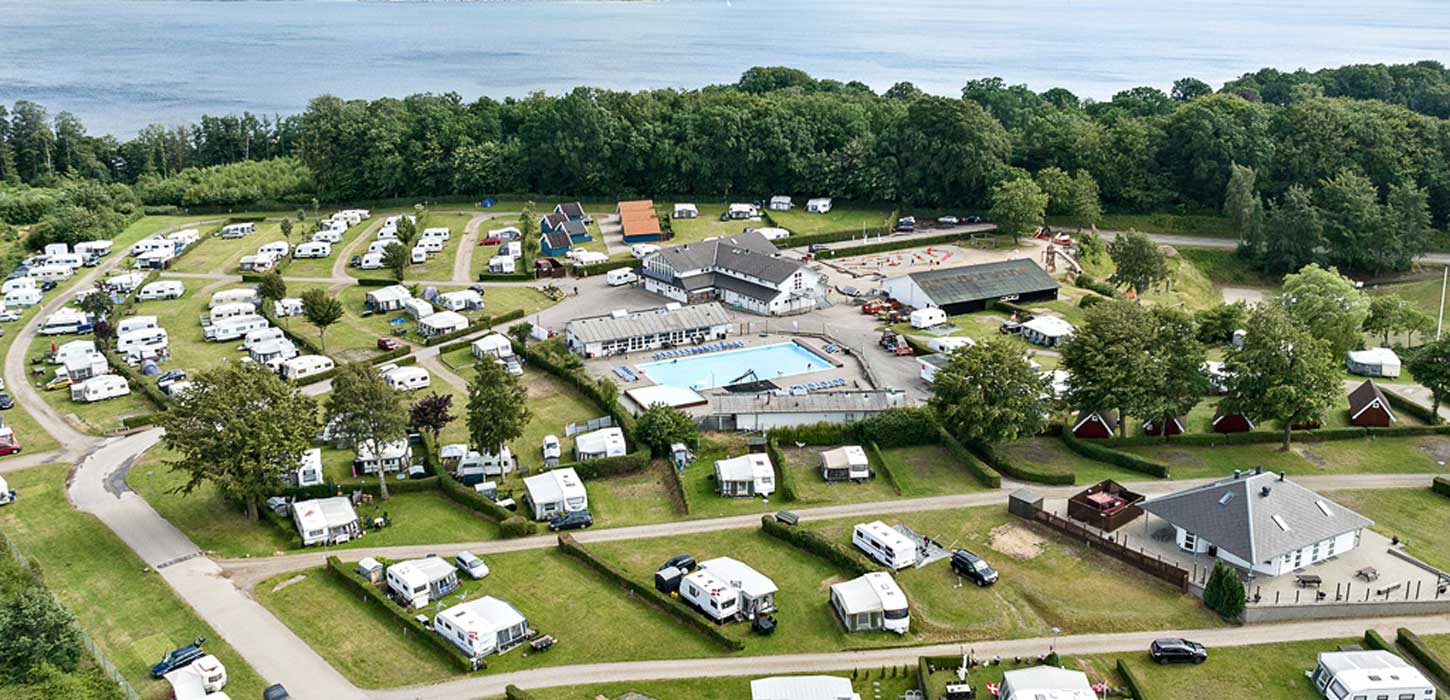 First Camp Frigård fra luften