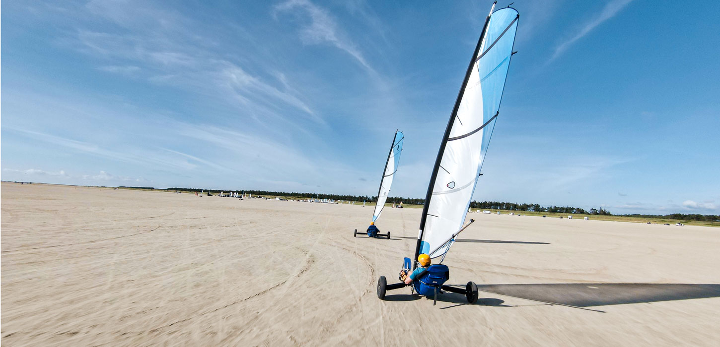 Strandsurfere på Sønderstrand, Rømø