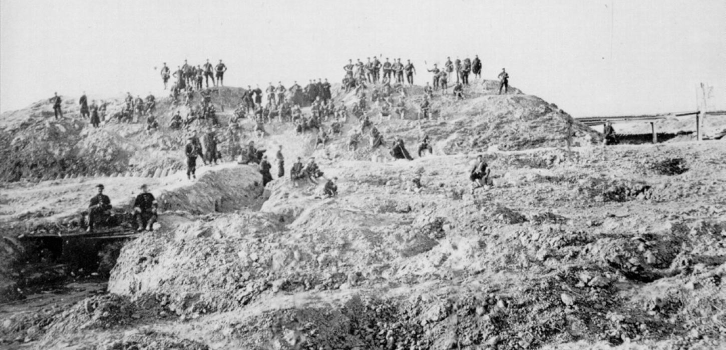 Schanze 6 am 19. April 1864