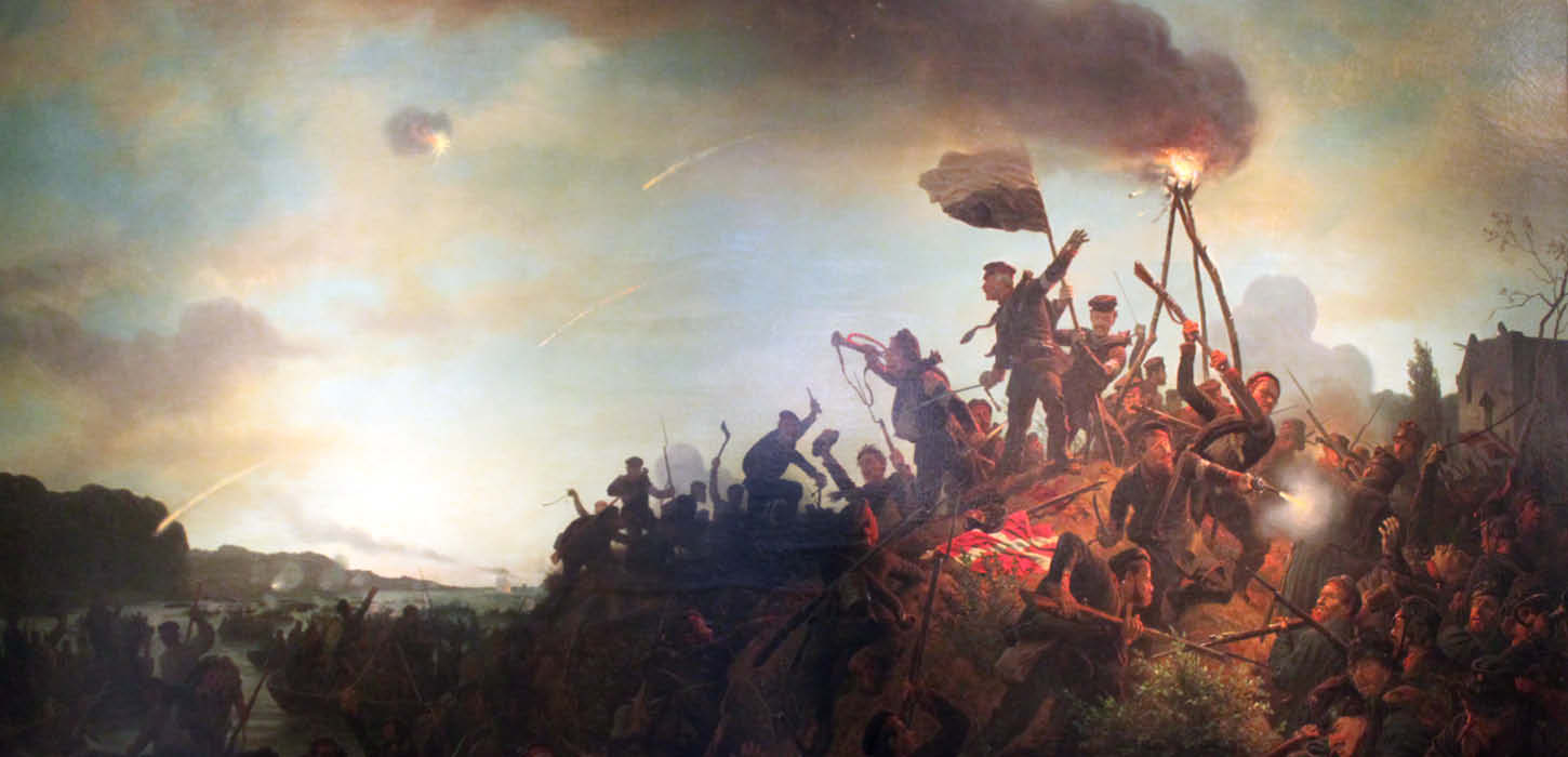 1864 camphausen crossing to Alsen