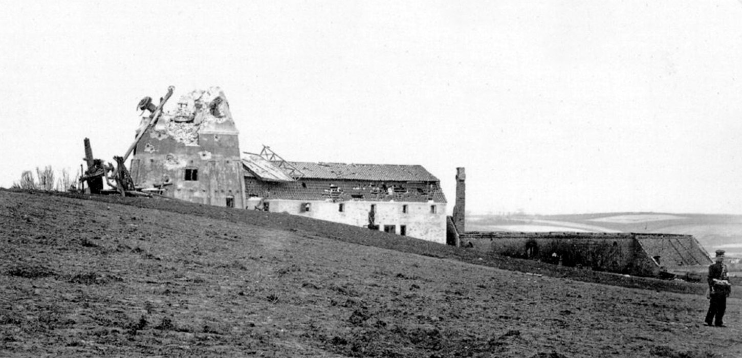 1864: Dybbøl Mølle skudt i grus 10. april 1864
