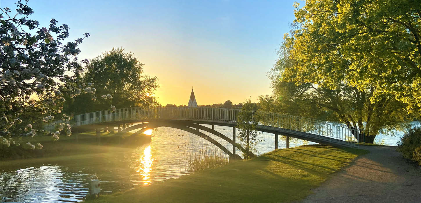 Broen i Haderslev Dampark