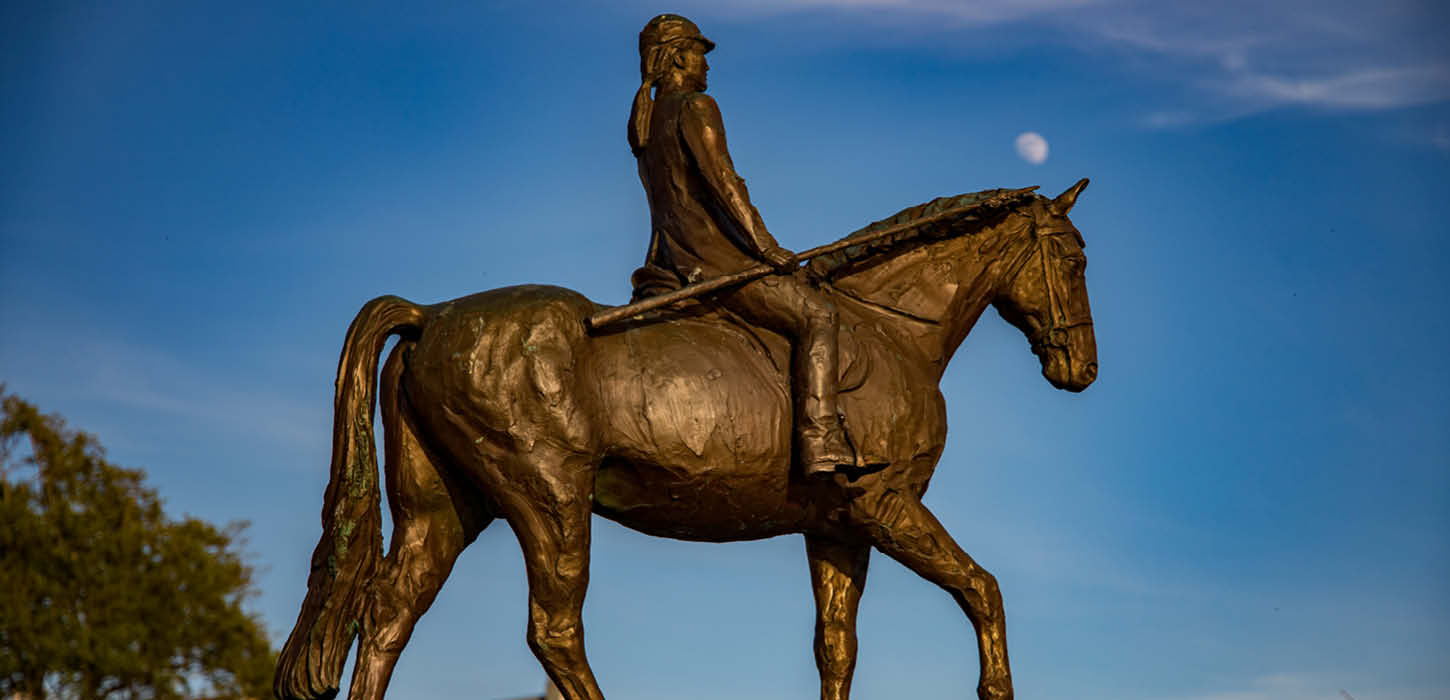 Rytterstatue i Sønderborg