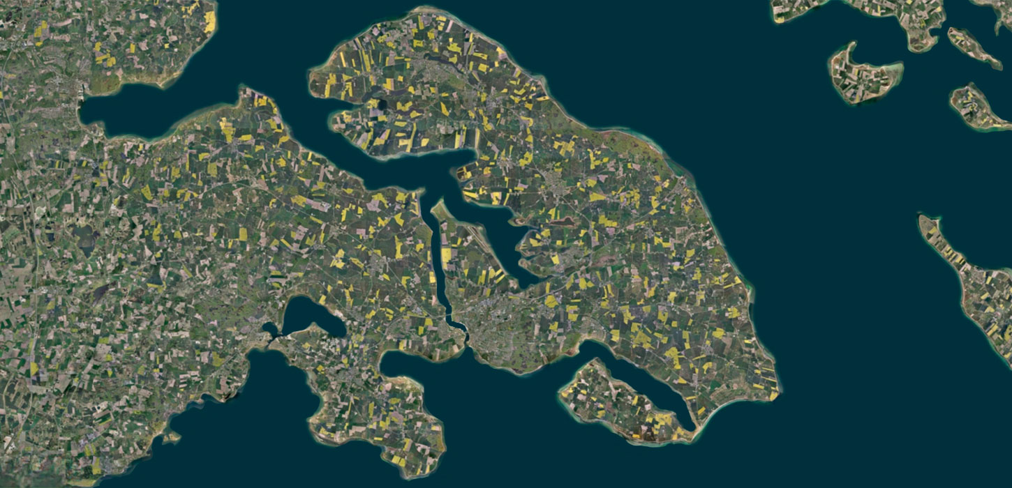 Ferieøen Als Luftfoto