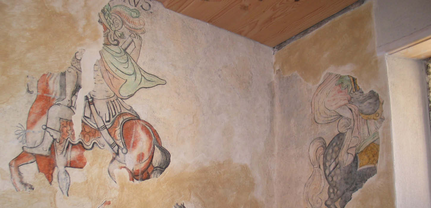 Kalkmaleri fra 1600-tallet i Von Oberbergs Hus, Haderslev