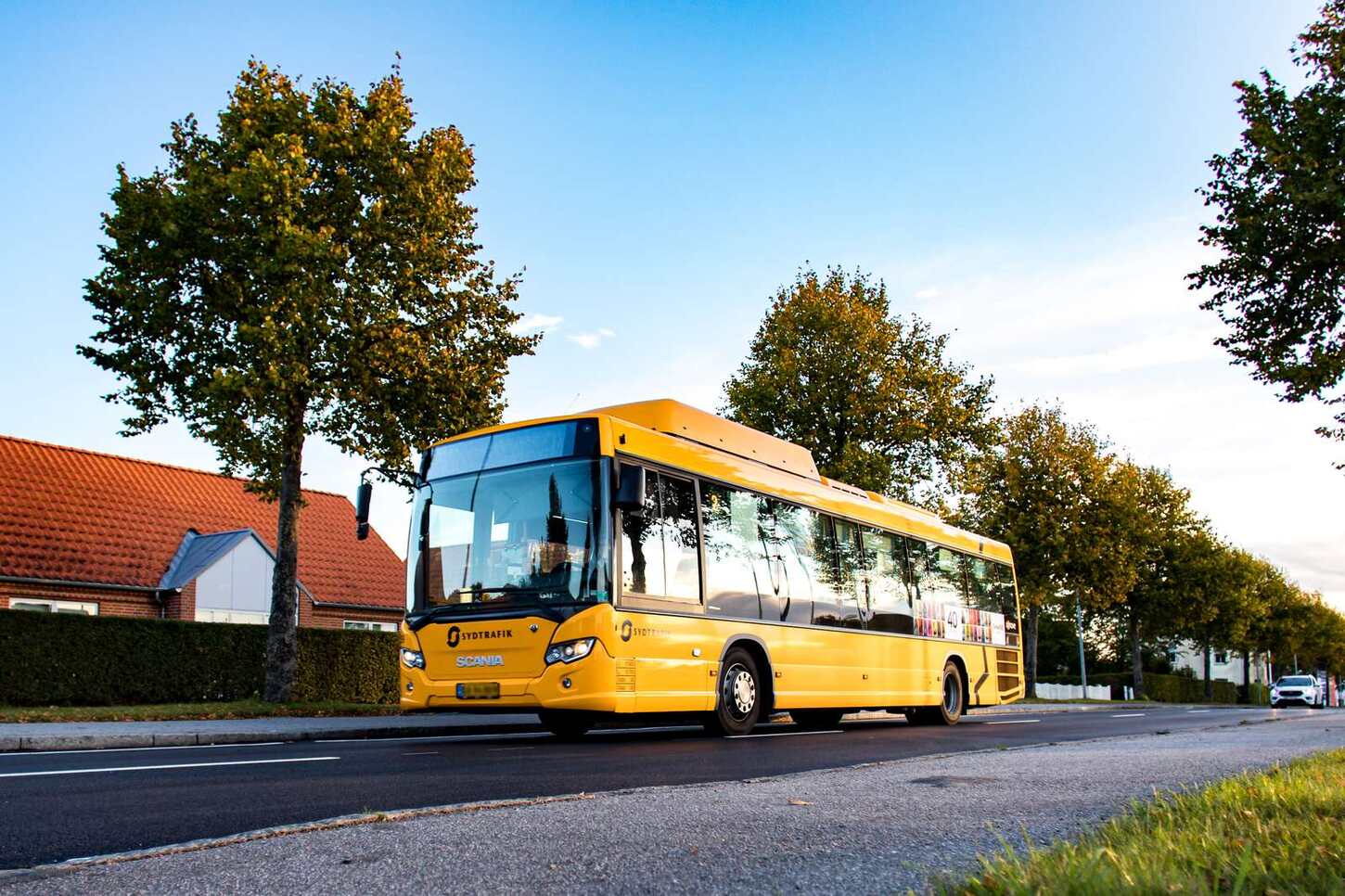 Gul bus i Sønderborg