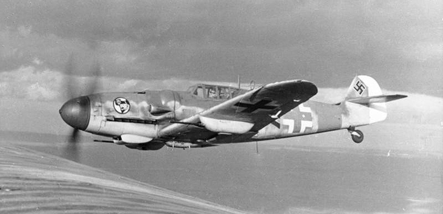 Bf 109 Messerschmitt i luften under 2. Verdenskrig