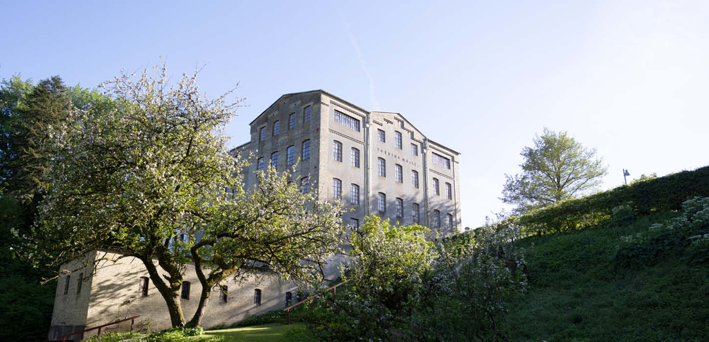 Tørning Mølle på en forårsdag