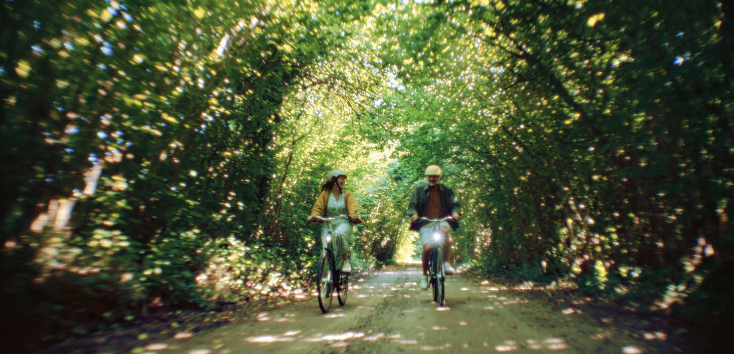 Par der cykler i naturen Center Parcs Nordborg Resort