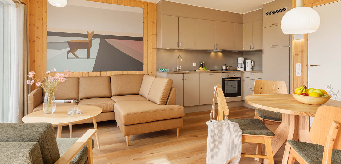 Feriehus indenfra på Center Parcs Nordborg Resort