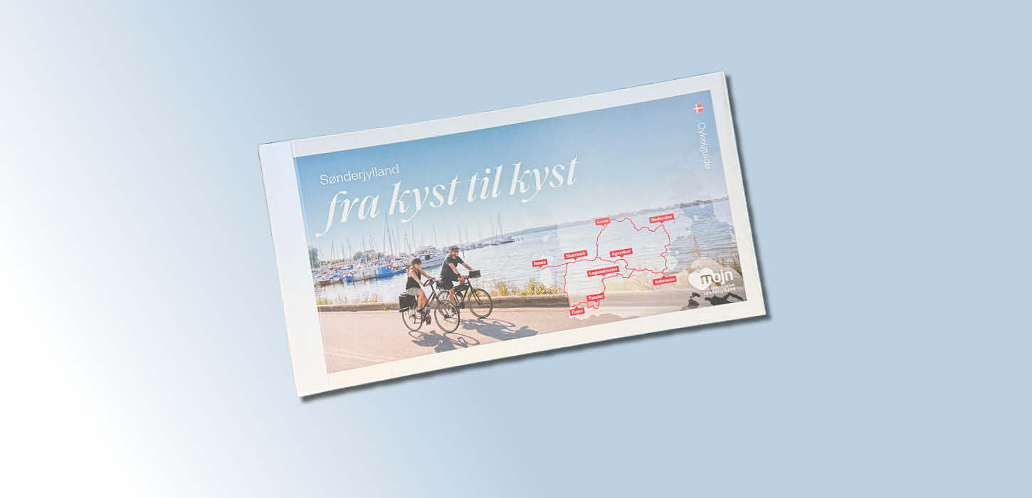 Cykelguidebog om cykelturen Sønderjylland fra kyst til kyst