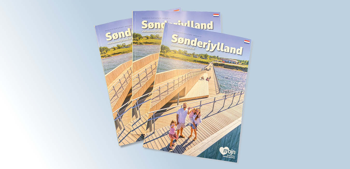 Sønderjyllands Magasinet 2026 på nederlansk liggende i vifte